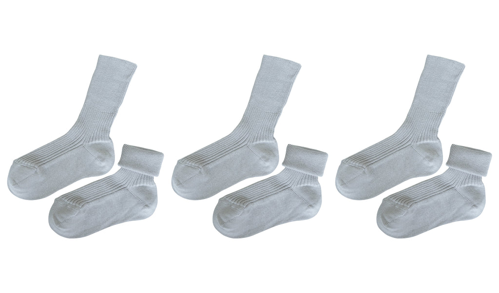 tittimitti® 100% Organic Cotton Kid's Socks (3-Pack) – Made in Italy, Unisex, Soft & Breathable for Boys & Girls.
