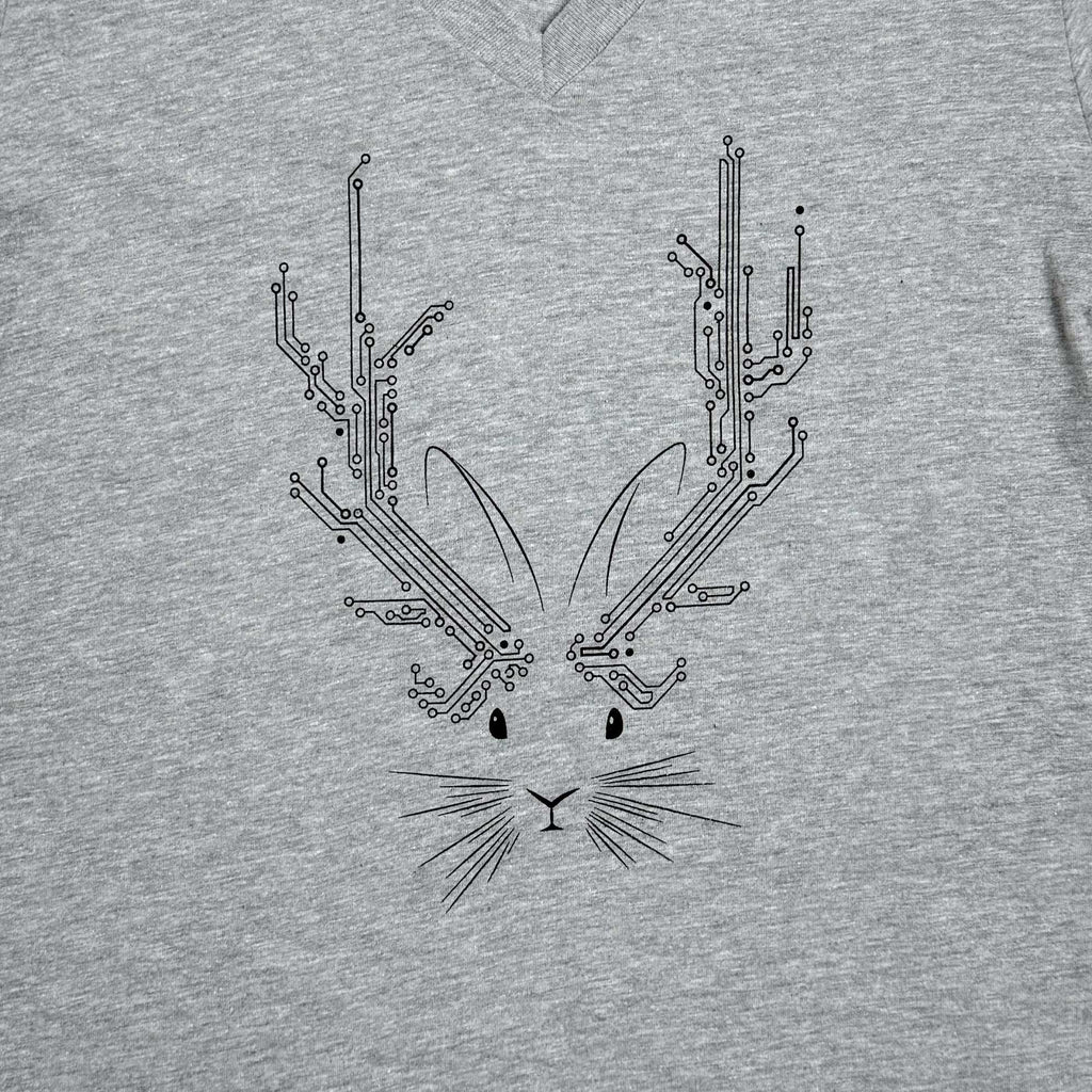 Jackalope Womens V-neck T-shirt