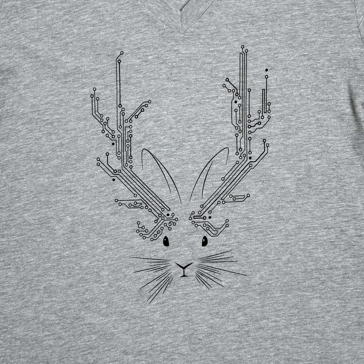 Jackalope Womens V-neck T-shirt