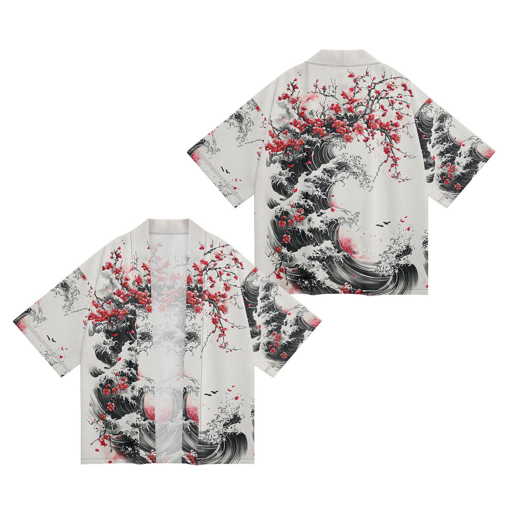 K29 Blossom Waves Kimono