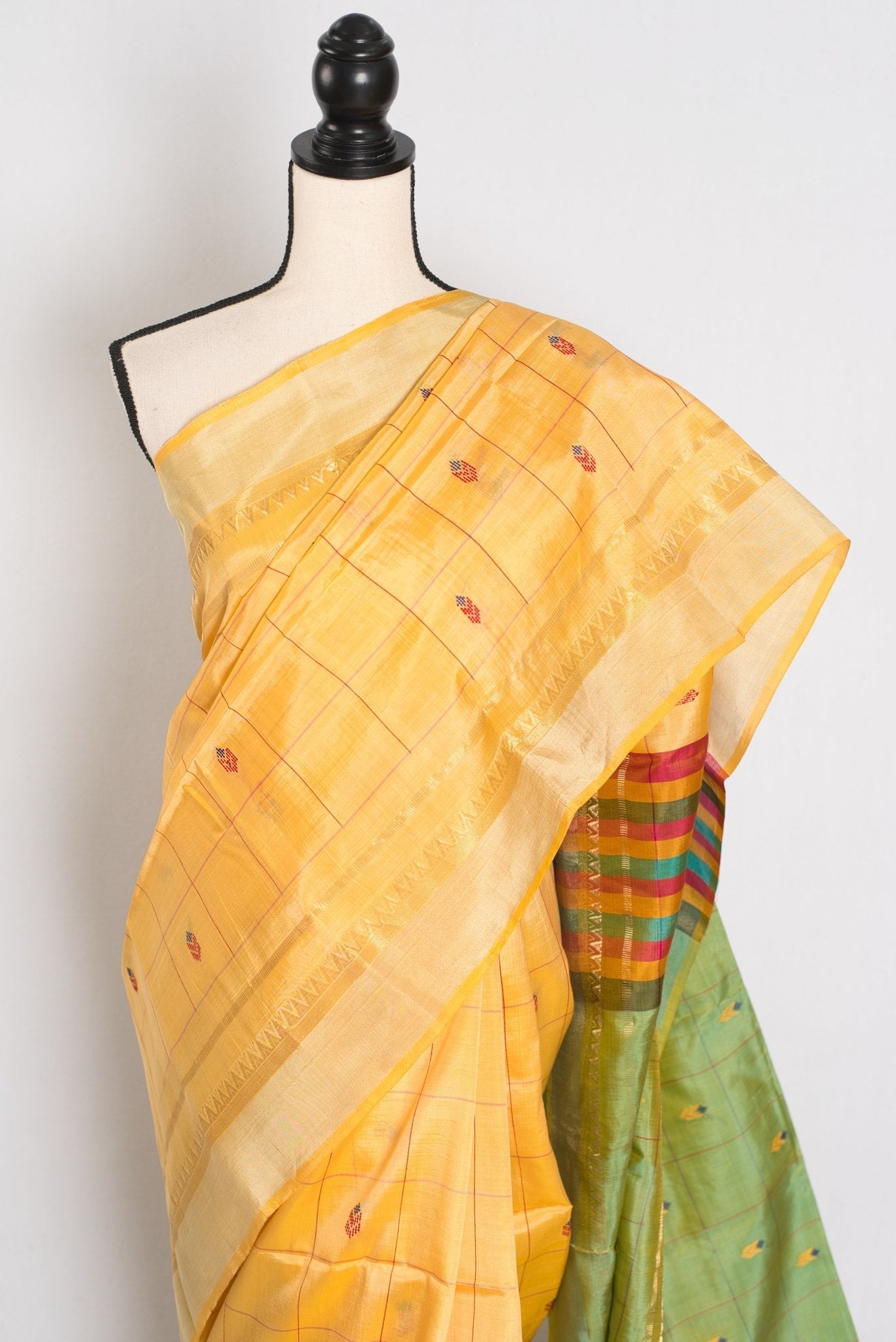 Kala: Handwoven Bishnupuri Silk Saree | Pure Bengali Silk | Soft & Elegant Drape