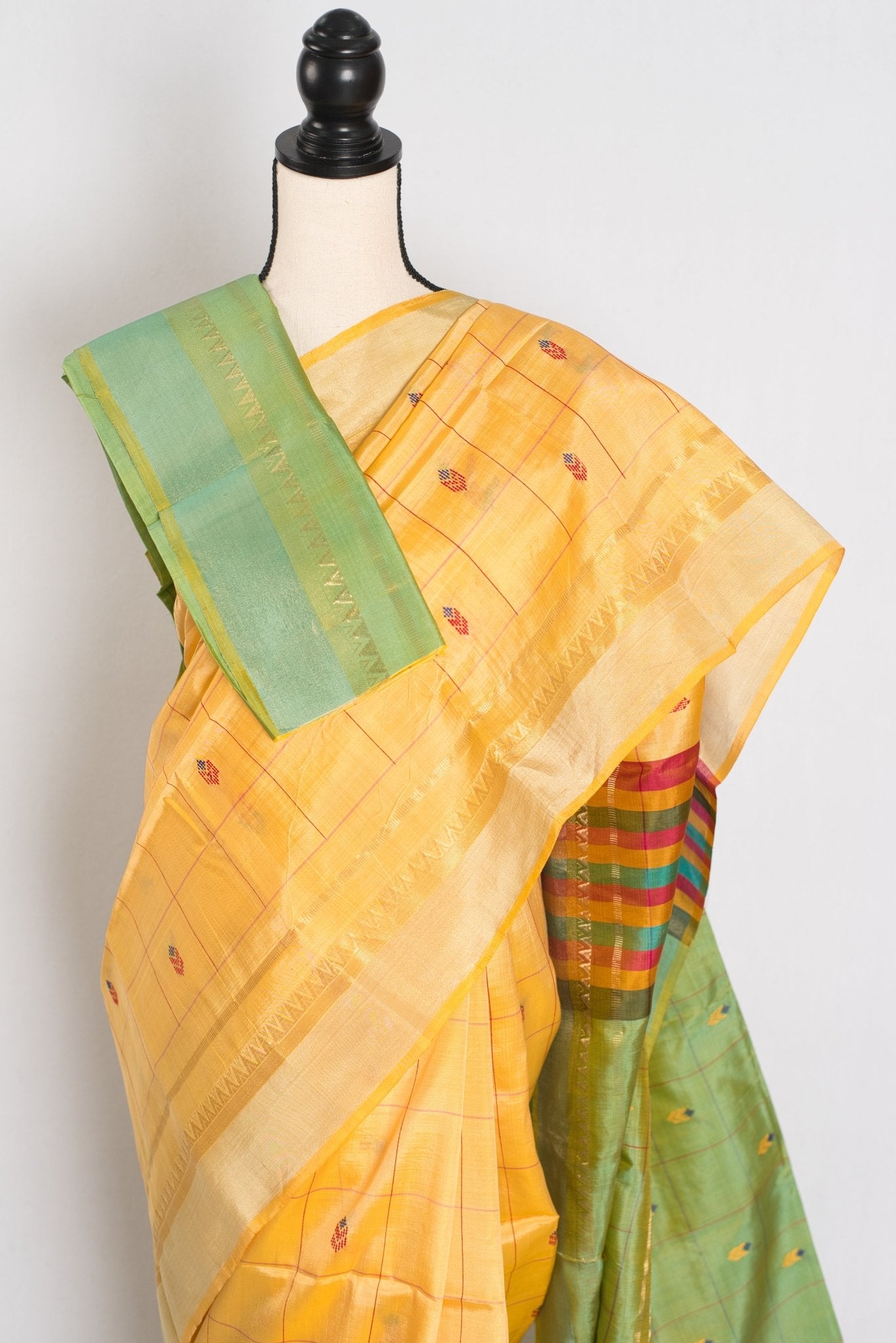 Kala: Handwoven Bishnupuri Silk Saree | Pure Bengali Silk | Soft & Elegant Drape