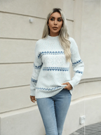 Kensley Turtleneck Snowflake Sweater