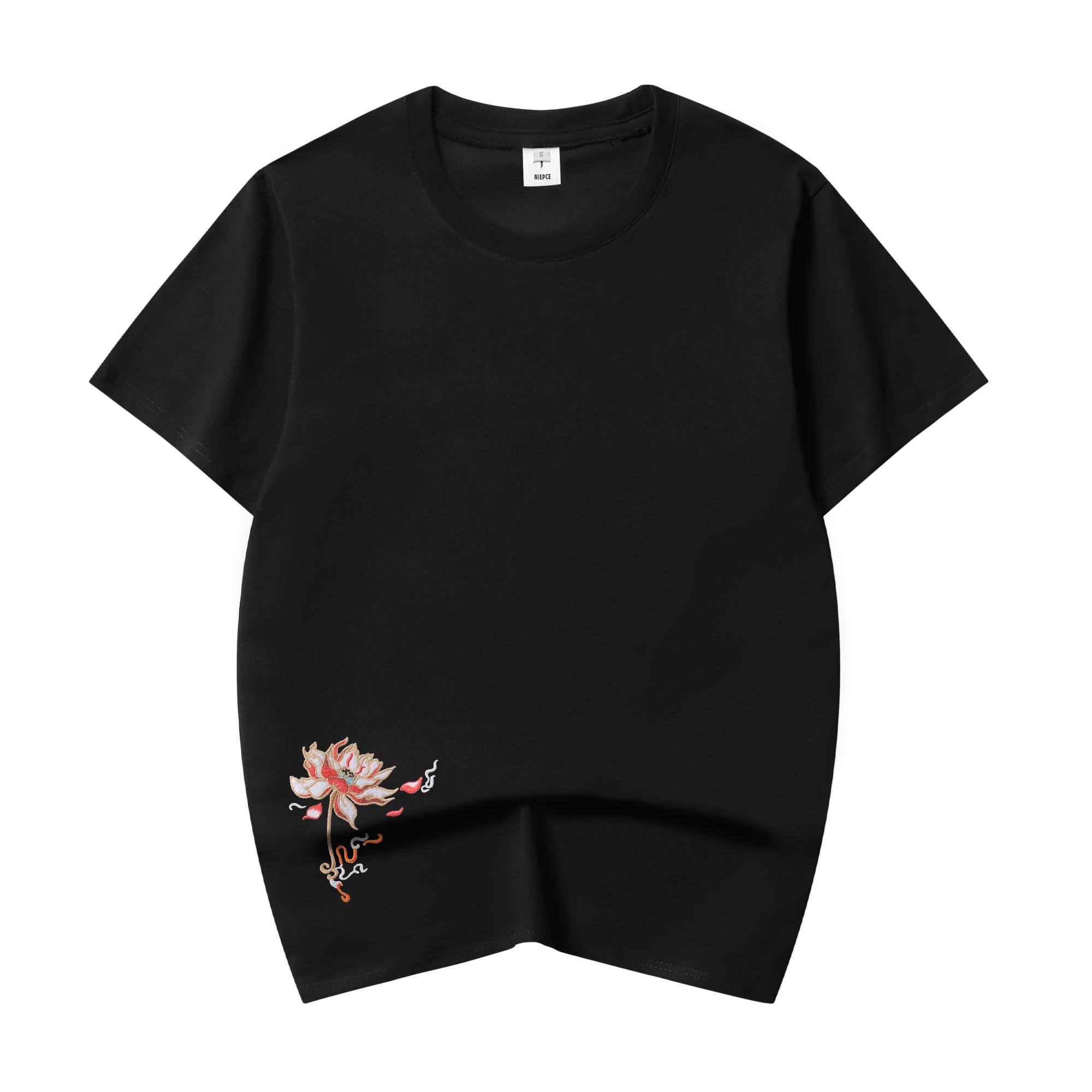 KH606 Blue Phoenix Embroidery Tee