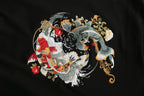 KH9008 Yin Yang Koi Embroidery Hoodie
