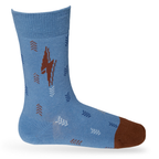 Kid's Socks - Brown Lightening