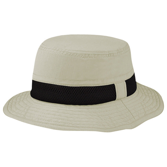 Juniper 220931 Taslon Ultra Violet Bucket Hat- Olive - Medium & Large