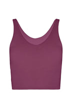 V Neck Organic Cotton Crop Tank