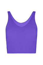 V Neck Organic Cotton Crop Tank