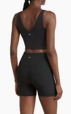 V Neck Organic Cotton Crop Tank