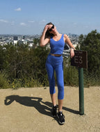 V Neck Organic Cotton Crop Tank