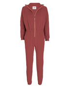 Restore Soft Terry Jumpsuit - Marsala