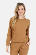 Tegan Organic Cotton Long Sleeve Pullover