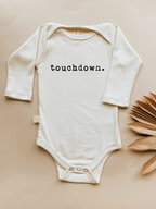 Touchdown Organic Baby Bodysuit Long Sleeve