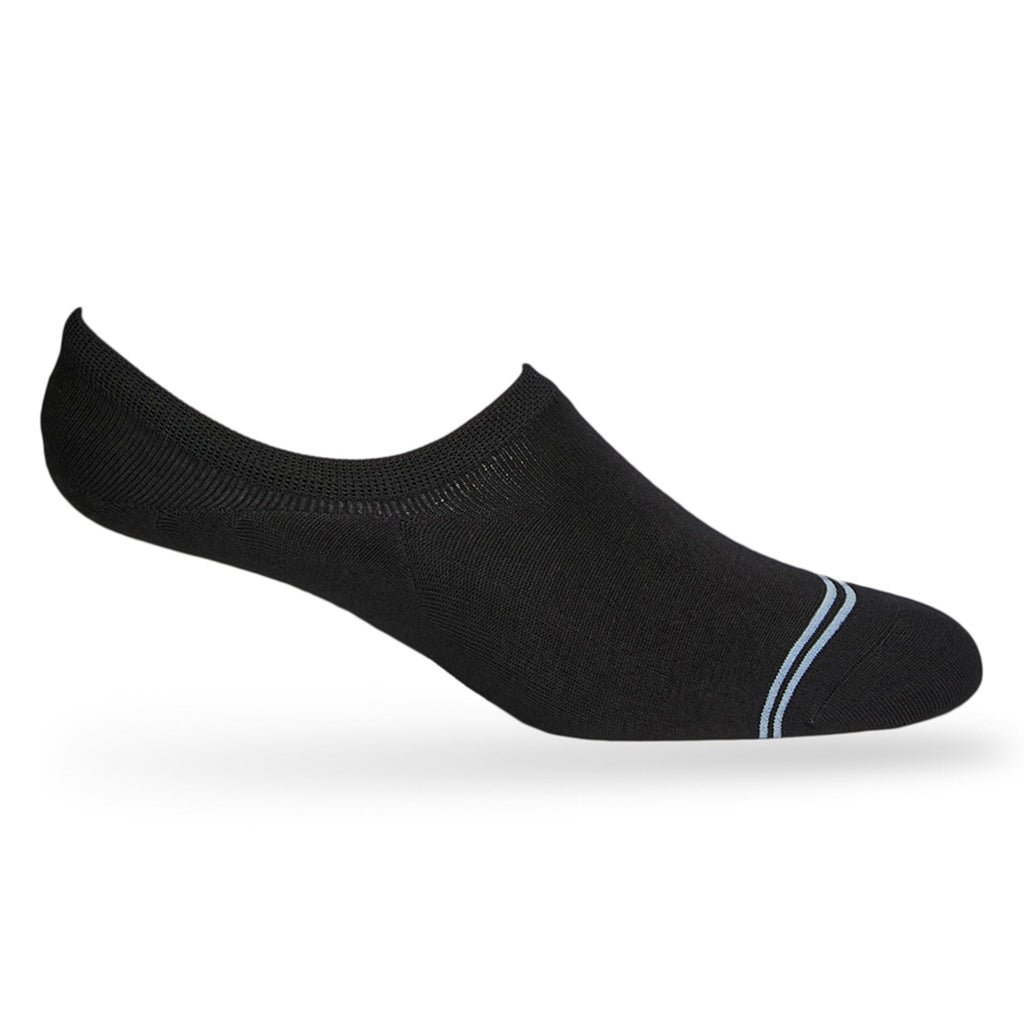 Luna Black No Show Socks