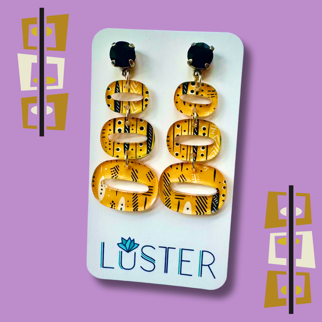Mid-Century Modern Style Earrings