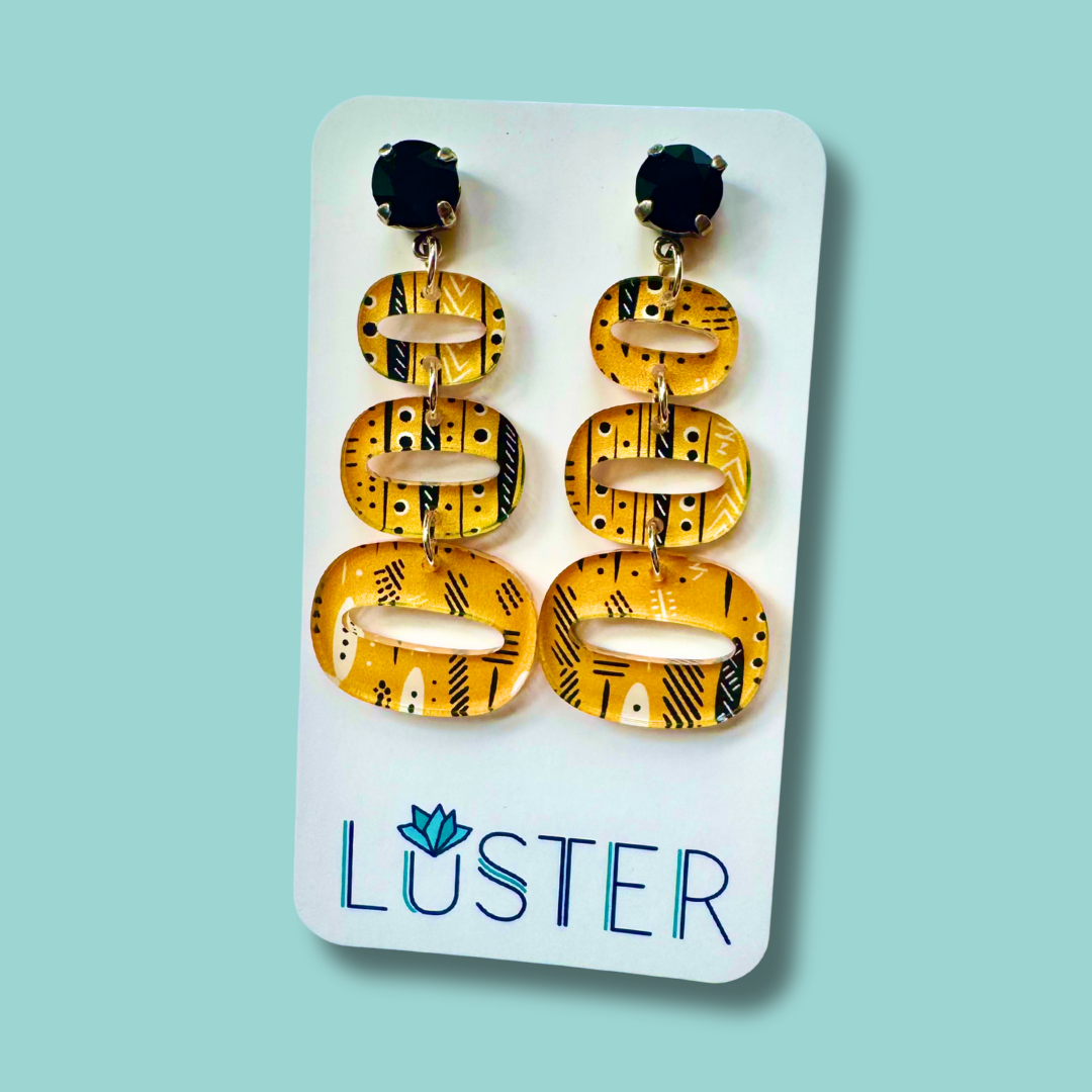 Mid-Century Modern Style Earrings