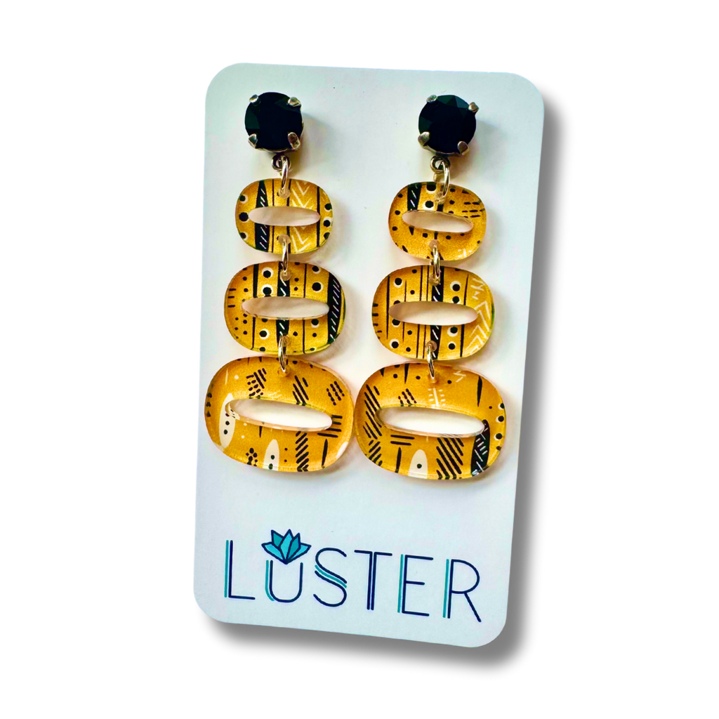 Mid-Century Modern Style Earrings