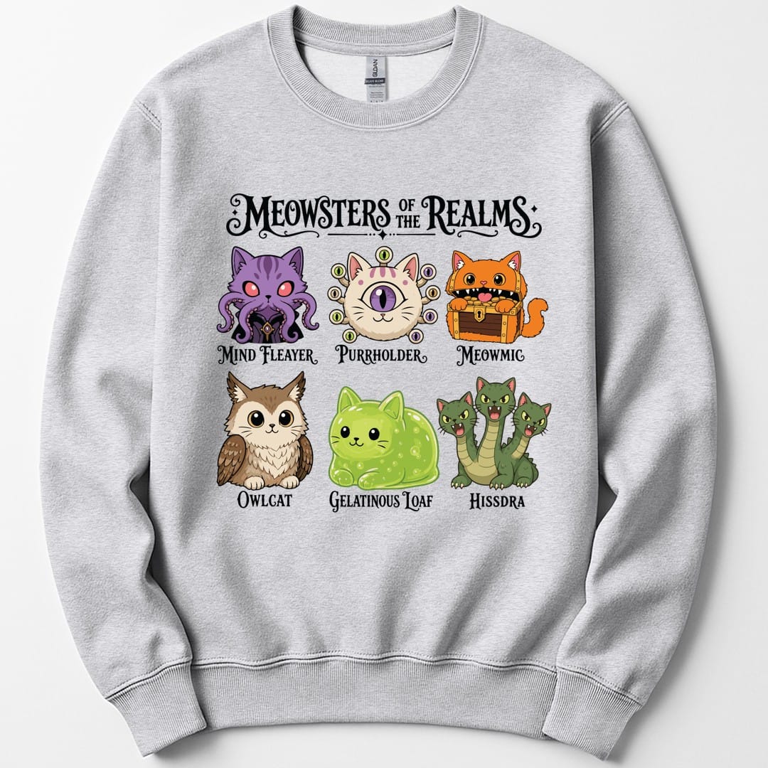 Meowsters of the Realms Sweatshirt