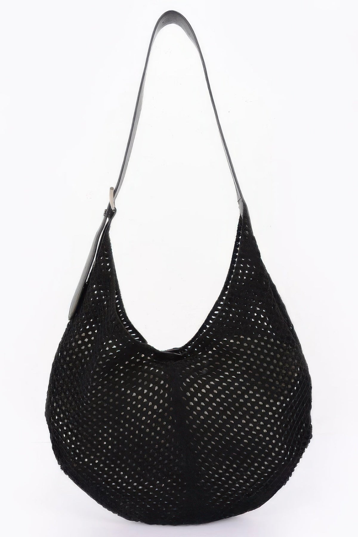 Mesh Crochet Shoulder With Pouch