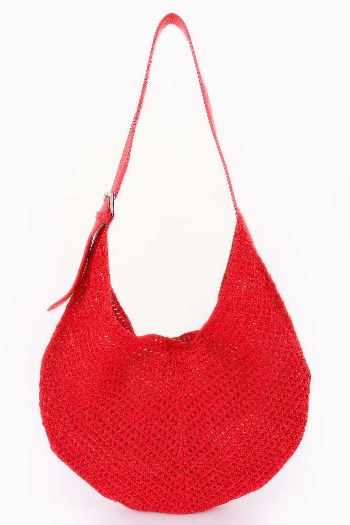 Mesh Crochet Shoulder With Pouch