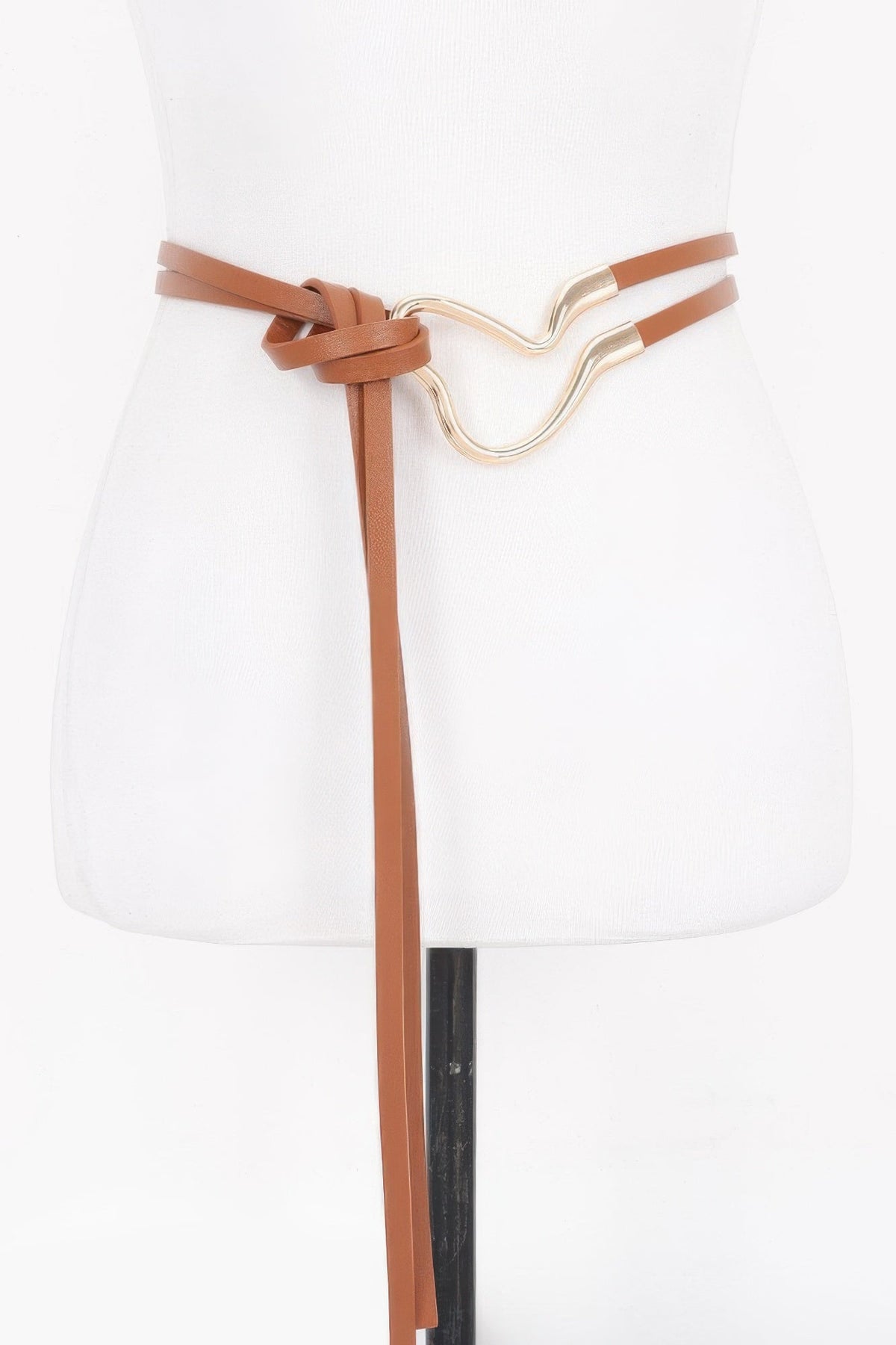Metal Buckle Wrap Belt