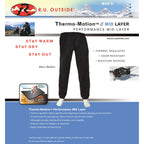 Thermo-Motion™ Midweight Fleece Pants for Men