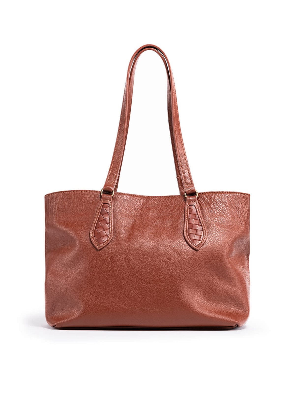 Middle Size Leather Tote