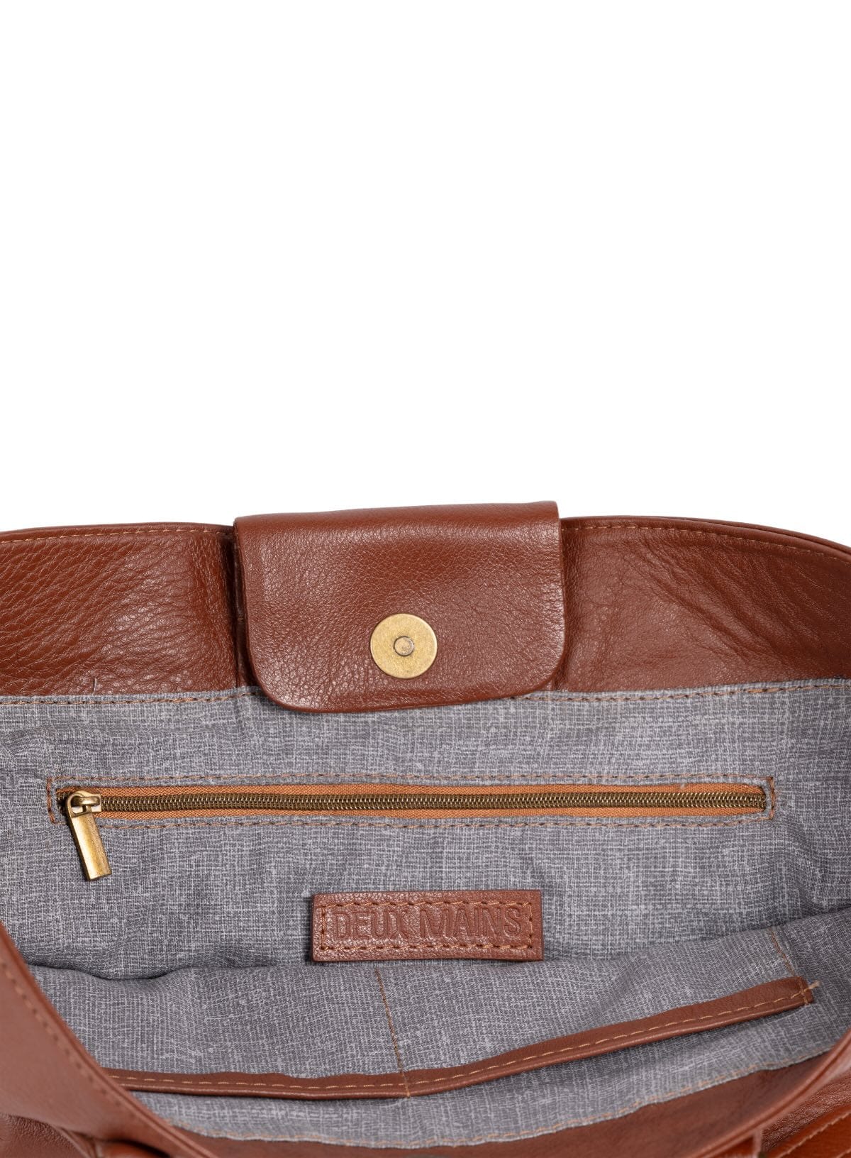 Middle Size Leather Tote