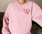 In My Mom Era and Baby Era Candy Heart Sweatshirts & Baby Outfits
