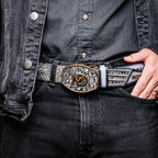 Montana Belt Stone Gray
