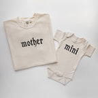 Mother & Mini Gothic Matching Shirts