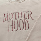 Motherhood Embroidered Sweatshirt | Minimalist Mom Crewneck
