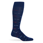 Navy Hotty Toddy Dress Socks
