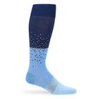 Navy Ombre Dot Dress Socks