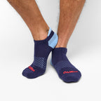 Navy/Powder ' Ole Miss ' Ankle Socks