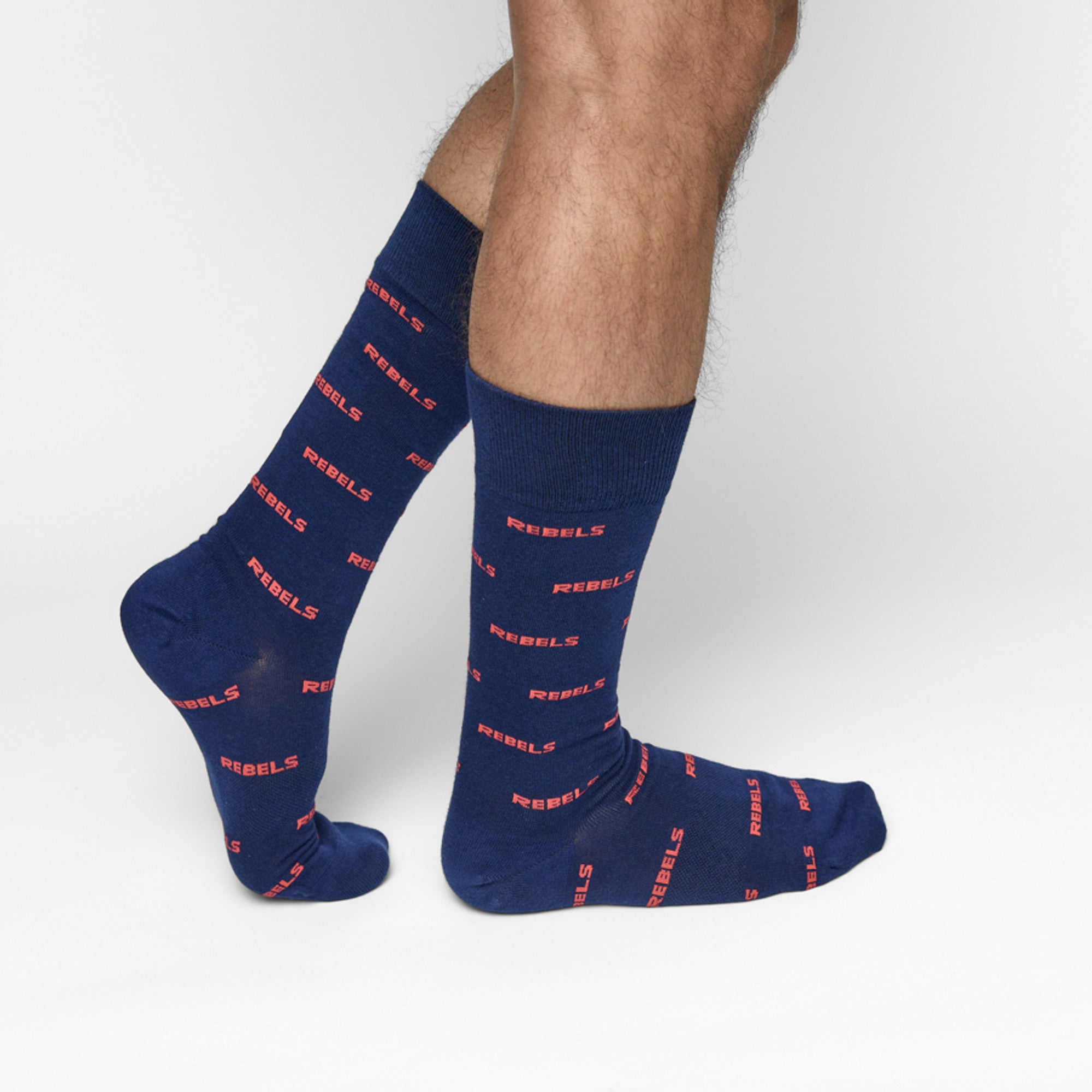 Navy Rebel Dress Socks