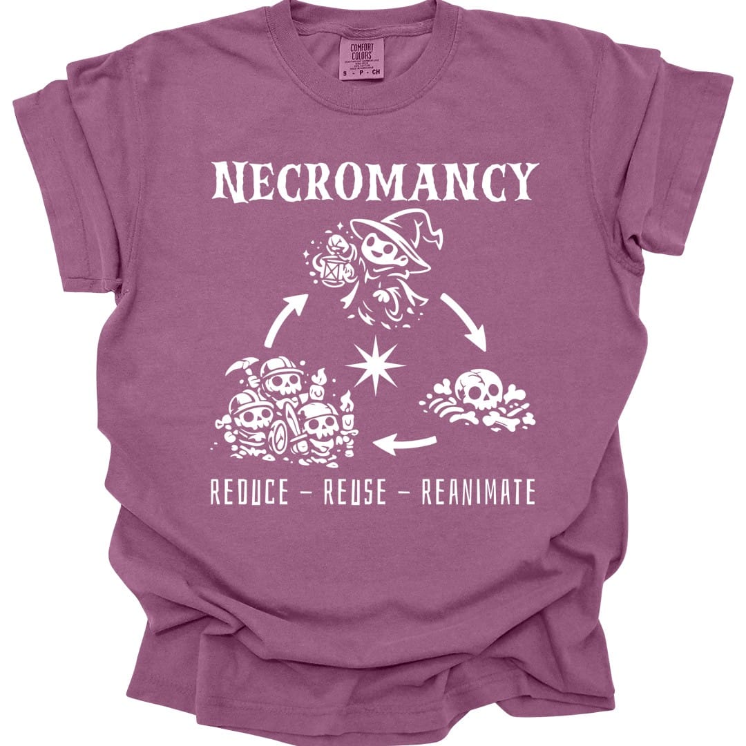 Necromancy Reduce Reuse Reanimate T-Shirt - Comfort Colors