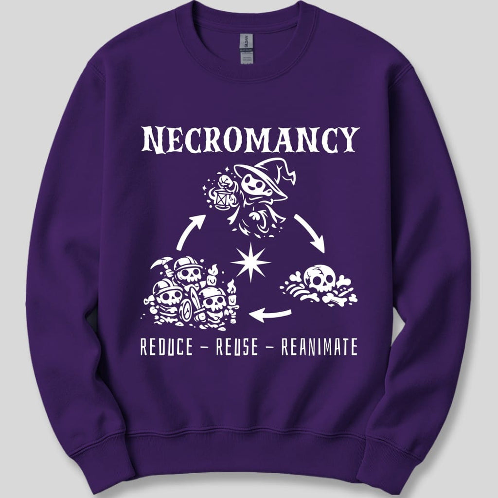 Necromancy Reduce Reuse Reanimate Sweatshirt