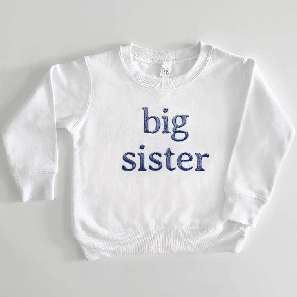 Neutral Family Matching Custom Embroidered Sweatshirts and Baby Outfits