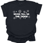 Never Tell Me The Odds D&D T-Shirt - Comfort Colors