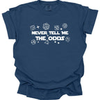 Never Tell Me The Odds D&D T-Shirt - Comfort Colors