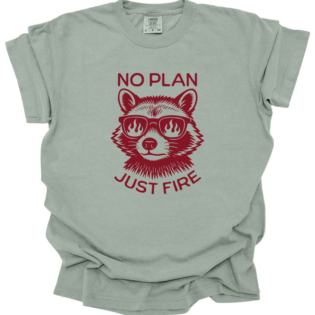 No Plan Just Fire D&D T-shirt - Comfort Colors