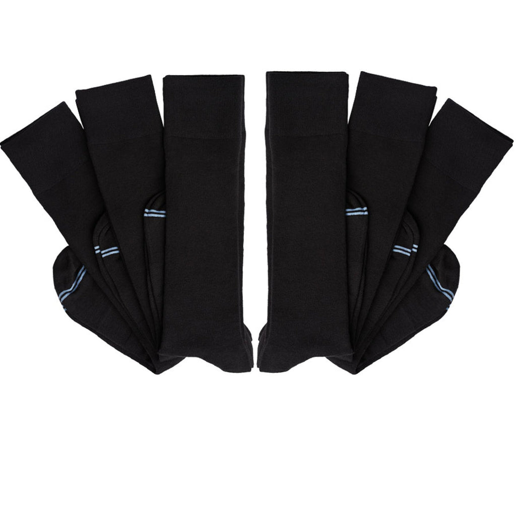 Nyx 6-Pack - Black Dress Socks
