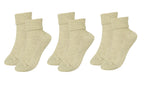 tittimitti® 100% Organic Combed Cotton Luxury Women's Socks 3-Pack. Made in Italy.