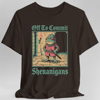 Off To Commit Shenanigans Frog T-Shirt