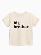 Big Brother Organic Cotton Kids T-Shirt – Baby & Youth Matching Family Announcement Tee