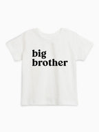 Big Brother Organic Cotton Kids T-Shirt – Baby & Youth Matching Family Announcement Tee