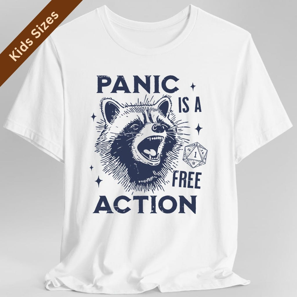 Panic Is A Free Action Kids T-Shirt