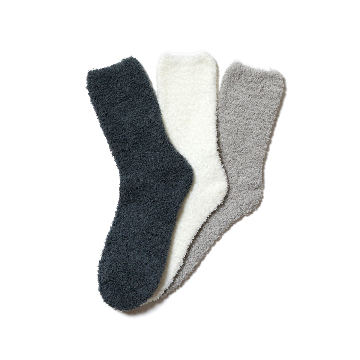 3 Pack Plush Cozy Socks